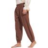 imagePirate Pants for Men Pirate Costume Pant Renaissance Medieval Pant Halloween Costume Viking Pants MenBrown