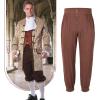 imagePirate Pants for Men Pirate Costume Pant Renaissance Medieval Pant Halloween Costume Viking Pants MenBrown