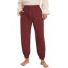 imagePirate Pants for Men Pirate Costume Pant Renaissance Medieval Pant Halloween Costume Viking Pants MenWine Red