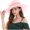 image2025 KentuckyDerby Fascinators Hats for Women Church Tea Party Hats AccessoriesPink