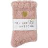 imageAmerican Trends Coral Fleece Cloud Socks UltraSoft Fuzzy Warm Sleep Socks Cozy Unisex Gifts for Birthday SelfCarePink