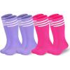 Purple White*2/Hot Pink*2