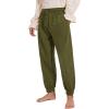 imagePirate Pants for Men Pirate Costume Pant Renaissance Medieval Pant Halloween Costume Viking Pants MenArmy Green