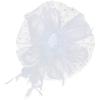 image2025 KentuckyDerby Fascinators Hats Tea Party Church Wedding Hats for Women Hair Clip HeadwearA1white