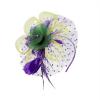 image2025 KentuckyDerby Fascinators Hats Tea Party Church Wedding Hats for Women Hair Clip HeadwearMardi Gras
