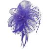 image2025 KentuckyDerby Fascinators Hats Tea Party Church Wedding Hats for Women Hair Clip HeadwearPurple