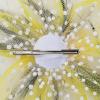 imageAmerican Trends Fascinators Hat for Women Tea Party Hats Headband Flower Mesh Feathers Hair ClipBlackyellowwhite