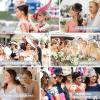 imageAmerican Trends Fascinators Hat for Women Tea Party Hats Headband Flower Mesh Feathers Hair ClipC Beige