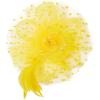 imageAmerican Trends Fascinators Hat for Women Tea Party Hats Headband Flower Mesh Feathers Hair ClipGooseyellow