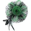 imageAmerican Trends Fascinators Hat for Women Tea Party Hats Headband Flower Mesh Feathers Hair ClipGreen