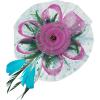 imageAmerican Trends Fascinators Hat for Women Tea Party Hats Headband Flower Mesh Feathers Hair ClipGreenhotpinkblue