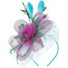 imageAmerican Trends Fascinators Hat for Women Tea Party Hats Headband Flower Mesh Feathers Hair ClipGreenhotpinkblue