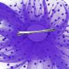 imageAmerican Trends Fascinators Hat for Women Tea Party Hats Headband Flower Mesh Feathers Hair ClipPurple