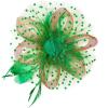 imageAmerican Trends Fascinators Hat for Women Tea Party Hats Headband Flower Mesh Feathers Hair ClipRedgreen