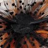imageAmerican Trends Fascinators Hat for Women Tea Party Hats Headband Flower Mesh Feathers Hair ClipZ OrangeBlack Halloween