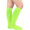 imageAmerican Trends Toddler Baseball Soccer Socks Kids Athletic Tube Girls Boys Softball Youth Knee High Socks1 Pack Lime Green