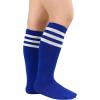 imageAmerican Trends Toddler Baseball Soccer Socks Kids Athletic Tube Girls Boys Softball Youth Knee High Socks1 Pack Navy Blue White