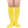 imageAmerican Trends Toddler Baseball Soccer Socks Kids Athletic Tube Girls Boys Softball Youth Knee High Socks1 Pack Pure Yellow