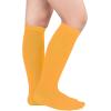 imageAmerican Trends Toddler Baseball Soccer Socks Kids Athletic Tube Girls Boys Softball Youth Knee High Socks1 Pack Solid Orange