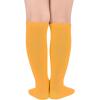 imageAmerican Trends Toddler Baseball Soccer Socks Kids Athletic Tube Girls Boys Softball Youth Knee High Socks1 Pack Solid Orange