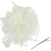 imageAmerican Trends Fascinators Hat for Women Tea Party Hats Headband Flower Mesh Feathers Hair ClipC Beige