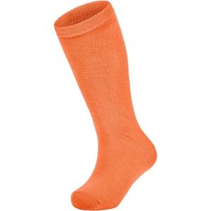 imageAmerican Trends Toddler Baseball Soccer Socks Kids Athletic Tube Girls Boys Softball Youth Knee High Socks1 Pack Deep Orange