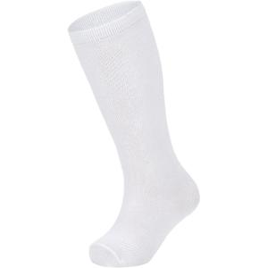imageAmerican Trends Toddler Baseball Soccer Socks Kids Athletic Tube Girls Boys Softball Youth Knee High Socks1 Pack Pure White