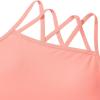 imageGirls One Piece Swimsuits Bathing Suit for Teens Cut Out Cute Girls OnePiece Swimwear Criss Cross for Kids Summer BeachCoral