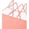 imageGirls One Piece Swimsuits Bathing Suit for Teens Cut Out Cute Girls OnePiece Swimwear Criss Cross for Kids Summer BeachCoral