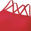 imageGirls One Piece Swimsuits Bathing Suit for Teens Cut Out Cute Girls OnePiece Swimwear Criss Cross for Kids Summer BeachRed