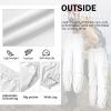 imageMens Baggy Cargo Pants Vintage Casual Drawstring Parachute Pant Loose Fit Jogger Streetwear Pants with PocketsWhite