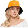imageUnisex Bucket Hats Beach Summer Sun Hat with UV Protection for Women Men SmileyWorldYellowblack