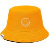 imageUnisex Bucket Hats Beach Summer Sun Hat with UV Protection for Women Men SmileyWorldYellowblack