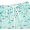 imageWomens Pajamas Shorts Set Casual Sleep Shorts Summer Lounge Pants Soft Pj Pants with Pockets Cute Printed PJ BottomsBlue Butterfly