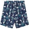 imageWomens Pajamas Shorts Set Casual Sleep Shorts Summer Lounge Pants Soft Pj Pants with Pockets Cute Printed PJ BottomsBlue Cat