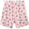 imageWomens Pajamas Shorts Set Casual Sleep Shorts Summer Lounge Pants Soft Pj Pants with Pockets Cute Printed PJ BottomsGray Powder Blue Cup