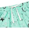 imageWomens Pajamas Shorts Set Casual Sleep Shorts Summer Lounge Pants Soft Pj Pants with Pockets Cute Printed PJ BottomsGreen Star