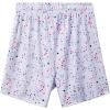 imageWomens Pajamas Shorts Set Casual Sleep Shorts Summer Lounge Pants Soft Pj Pants with Pockets Cute Printed PJ BottomsPurple Star Heart