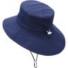 imageAmerican Trends Kids Sun Hat Toddler Wide Brim ampamp Adjustable UPF 50 Sun Protection Hat for Boys Girls 6 Months8 YearsNavy Bule