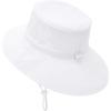 imageAmerican Trends Kids Sun Hat Toddler Wide Brim ampamp Adjustable UPF 50 Sun Protection Hat for Boys Girls 6 Months8 YearsWhite