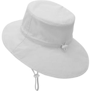 imageAmerican Trends Kids Sun Hat Toddler Wide Brim ampamp Adjustable UPF 50 Sun Protection Hat for Boys Girls 6 Months8 YearsGray