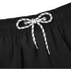 imageAmerican Trends Mens Swim Trunks with Compression Liner 5 inch Bathing Suits Swimming Swimwear Quick Dry Borad Shorts M2XLBlack
