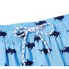 imageAmerican Trends Mens Swim Trunks with Compression Liner 5 inch Bathing Suits Swimming Swimwear Quick Dry Borad Shorts M2XLBlue Shark