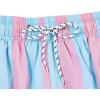 imageAmerican Trends Mens Swim Trunks with Compression Liner 5 inch Bathing Suits Swimming Swimwear Quick Dry Borad Shorts M2XLPink Blue Stripes