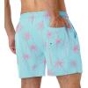 imageAmerican Trends Mens Swim Trunks with Compression Liner 5 inch Bathing Suits Swimming Swimwear Quick Dry Borad Shorts M2XLPink Coconut Tree