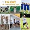 imageAmerican Trends 4 Pairs Toddler Soccer Socks Kids Soccer Socks Youth Football Socks Toddler Knee High Socks Girls BoysPurpleWhite2  RoseWhite2