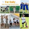 imageAmerican Trends 4 Pairs Toddler Soccer Socks Kids Soccer Socks Youth Football Socks Toddler Knee High Socks Girls BoysSky BlueWhite  PurpleWhite  RoseWhite  BlackWhite