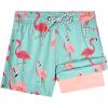 imageAmerican Trends Boys Swim Trunks Boys Bathing Suit Toddler Swimsuit Quick Dry Light UPF 50 Kids SwimsuitsMorandi Flamingo