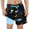 imageAmerican Trends Boys Swim Trunks Boys Bathing Suit Toddler Swimsuit Quick Dry Light UPF 50 Kids SwimsuitsColorful Shark
