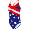 imageAmerican Trends Girls Swimwear Girls One Piece Swimsuits Ruffle Kids Bathing Suits for GirlsAmerican Flag